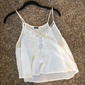Sheer lace brandy meville top